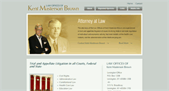 Desktop Screenshot of kentmbrown.com